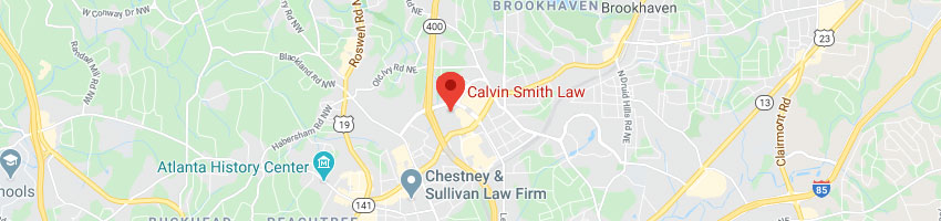 Calvin Smith Atlanta Location Map