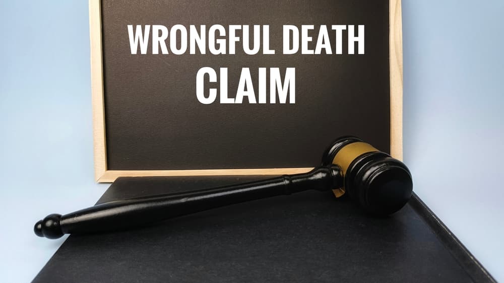 Wrongful Death Claim Concept with Judge Gavel and Legal Documents
