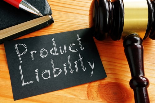 Words product liability and judge gavel