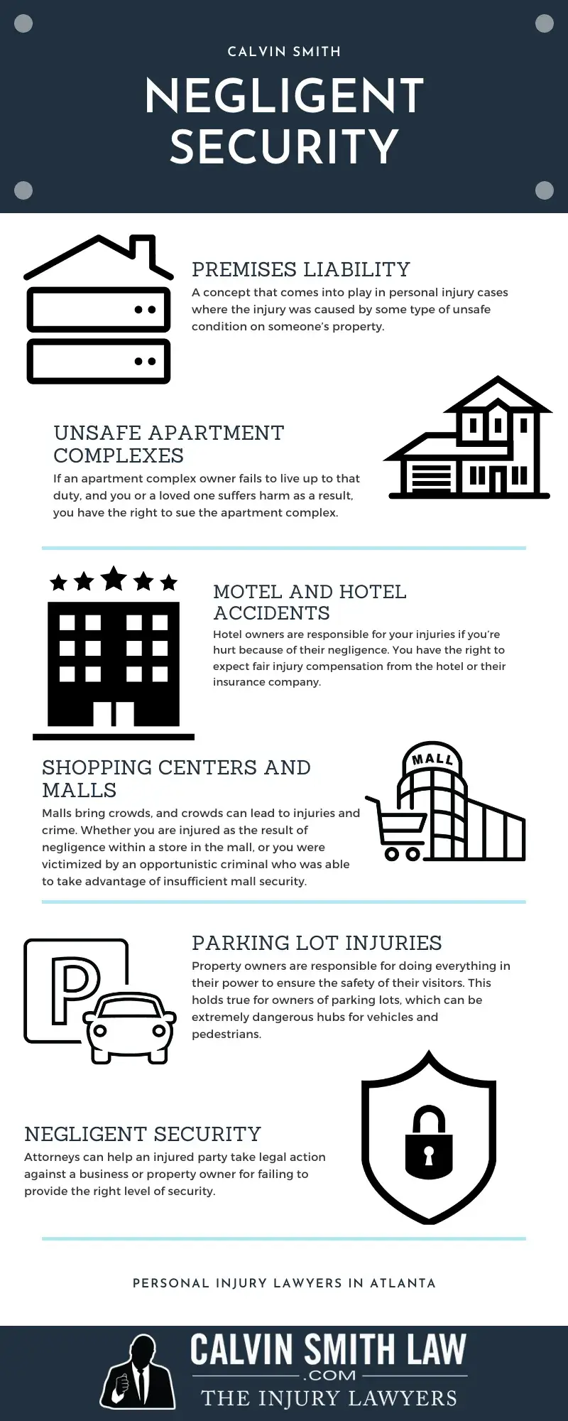 Calvin Smith Negligent Security Infographic 1 Calvin Smith Law Firm