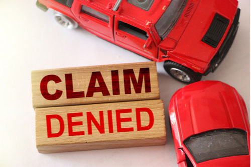 Denied car accident claim